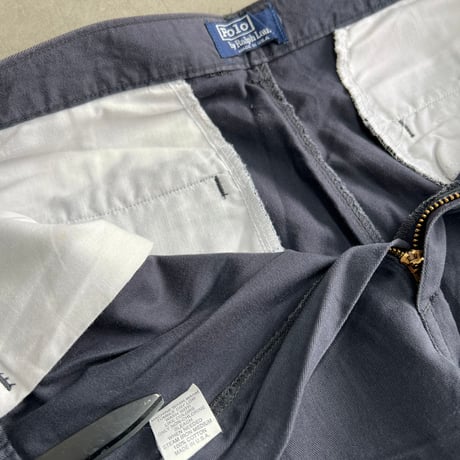 “DEAD STOCK  " Polo by Ralph Lauren "Pleated jean pant MadeInUSA