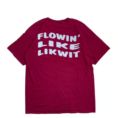 "THE ALKAHOLIKS" S/S TEE MAROON