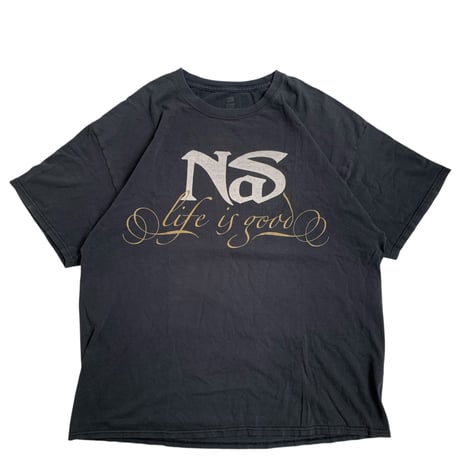 " NAS " S/S TEE BLACK