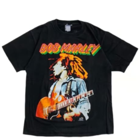 BOB MARLEY " LIVE " T-SHIRTS BLACK