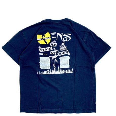 " WU-TANG X NAS  " S/S TEE BLACK