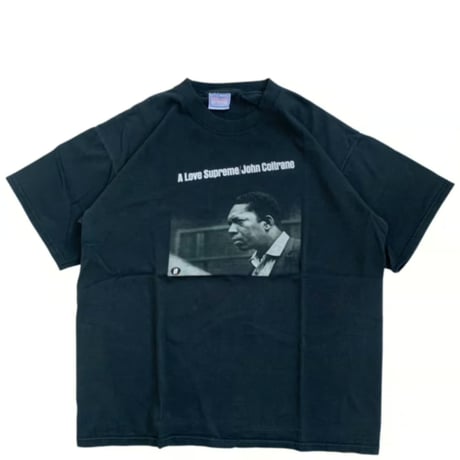 " JOHN COLTRANE " TEE BLACK