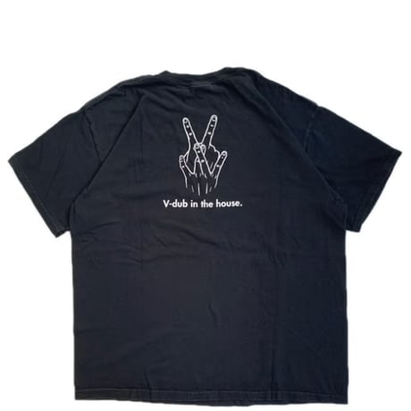 "VW " S/S TEE BLACK