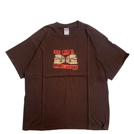 "SEX PISTOLS" S/S TEE BROWN