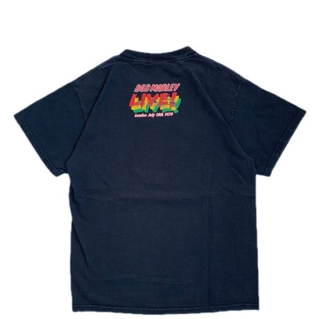 BOB MARLEY " LIVE " T-SHIRTS BLACK