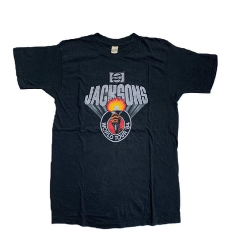 VINTAGE "JACKSONS VICTORY WORLD TOUR '84 " S/S TEE