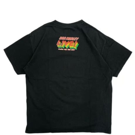 BOB MARLEY " LIVE " T-SHIRTS BLACK