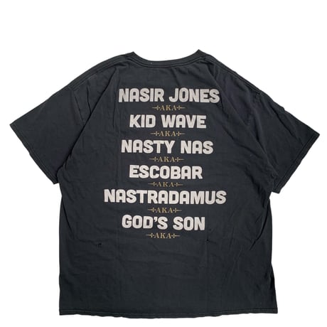 " NAS " S/S TEE BLACK