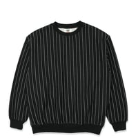 MP BASIC CREWNECK SWEAT BLACK STRIPE