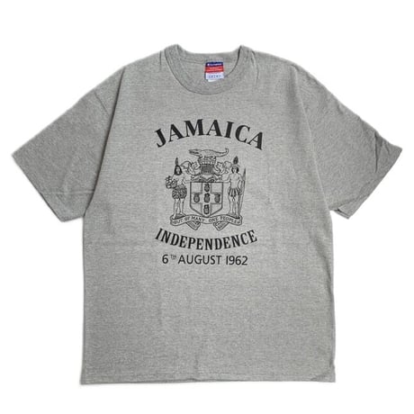 "JAMAICA INDEPENDENCE"  T-SHIRTS OX GREY