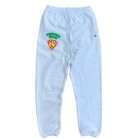 "MASTERPICESOUND" LOGO SWEAT PANTS  SILVER GREY