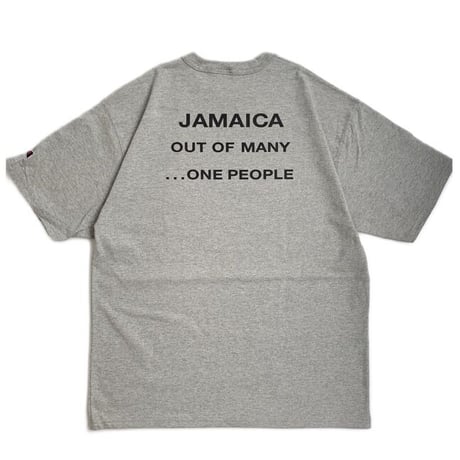 "JAMAICA INDEPENDENCE"  T-SHIRTS OX GREY