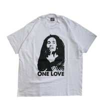 "BOB MARLEY ONE LOVE " S/S TEE WHITE