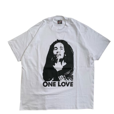 "BOB MARLEY ONE LOVE " S/S TEE WHITE
