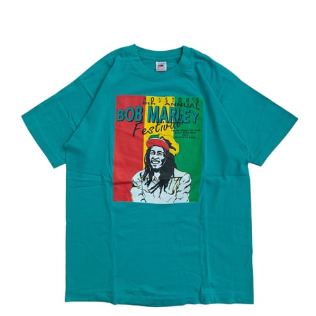 "BOB MARLEY" S/S TEE GREEN