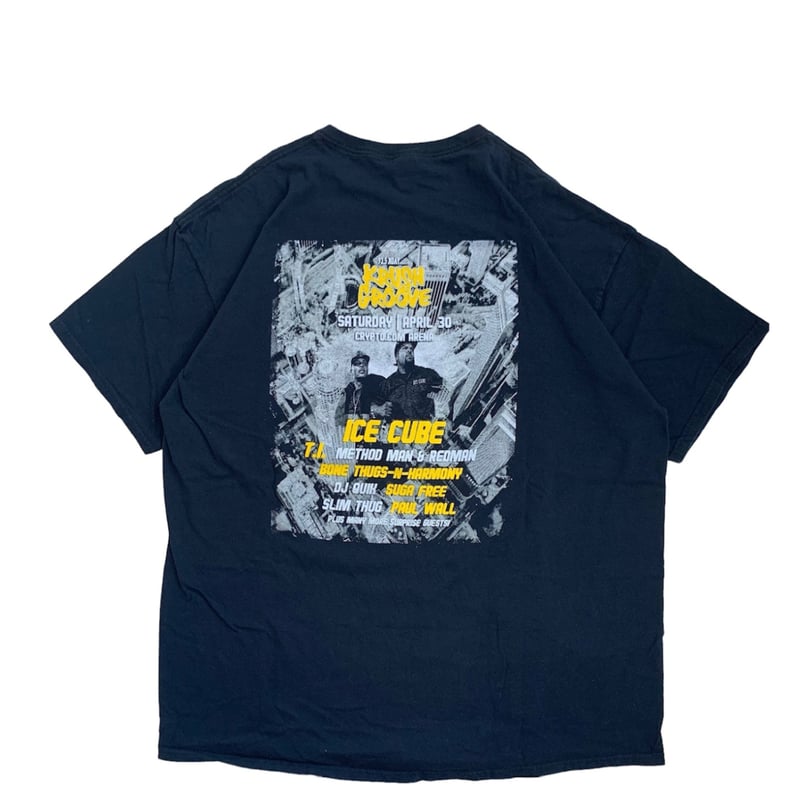“ICED OUT!!! TOUR Tシャツ黒 Lサイズ ステッカー付き rockin' blues ONLINE SHOP