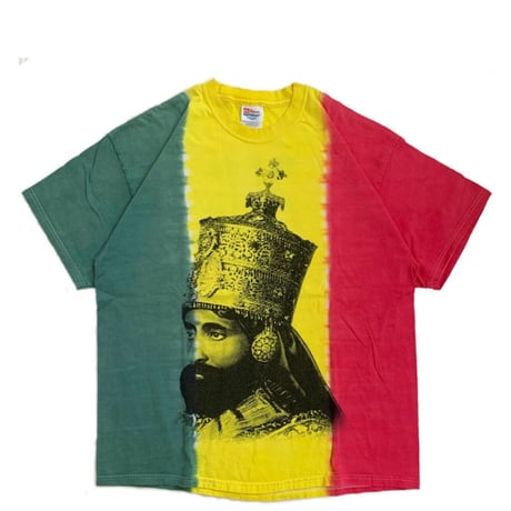 " HAILE SELASSIE I " S/S TEE RASTA