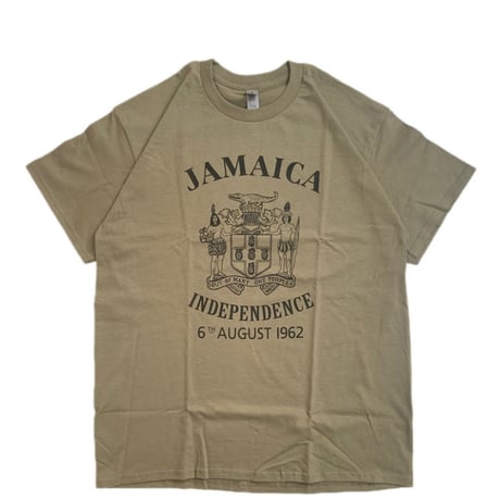 " JAMAICA INDEPENDENCE " S/S TEE OLIVE