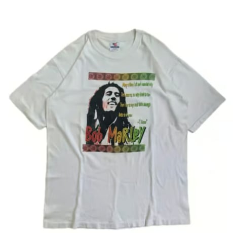 " BOB MARLEY BD FES 94 " S/S WHITE