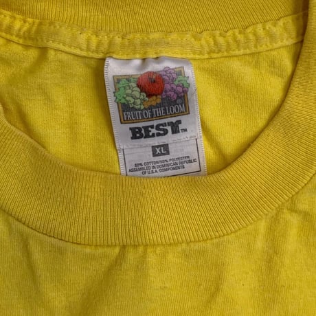 " STAX " S/S TEE YELLOW
