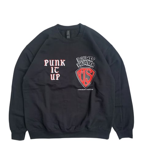 " BXH PUNK IT UP " 8oz CREW SWEAT RED