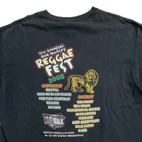 ZION "2003 REGGAE FEST" S/S TEE