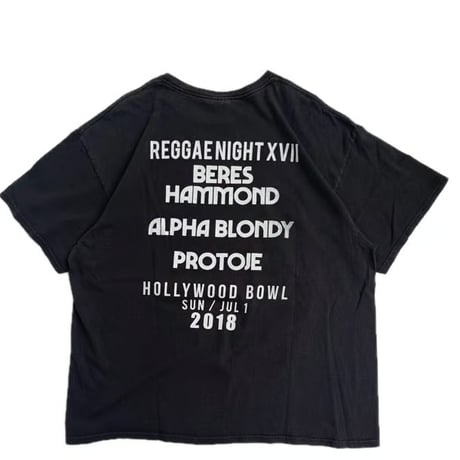 " REGGAE NIGHT XVII " S/S TEE BLACK