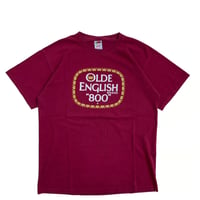"OLDE ENGLISH 800" S/S TEE MAROON