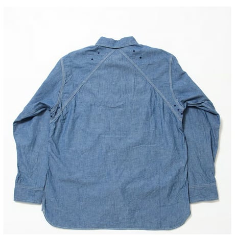 "ROYAL TAILORS" W-YORK CHAMBRAY SHIRTS INDIGO