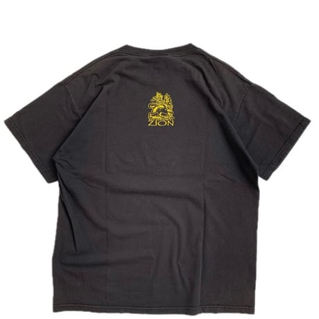 " RASTAFARI " TEE BLACK