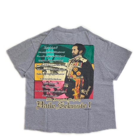 VINTAGE " HAILE SELASSIE I " S/S TEE