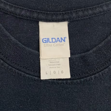 " RAW " S/S TEE BLACK