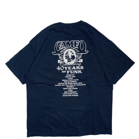 " CAMEO 40YEARS OF FUNK " S/S TEE BLACK