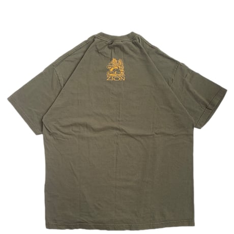ZION " H.I.M SELASSIE I " S/S TEE OLIVE