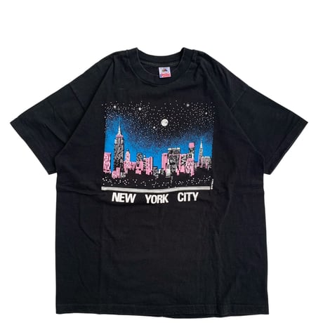 "NEW YORK" S/S TEE BLACK