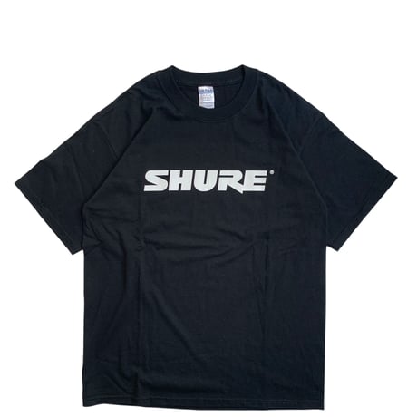 "SHURE" S/S TEE BLACK