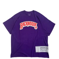 "BACKWOODS" S/S TEE PURPLE