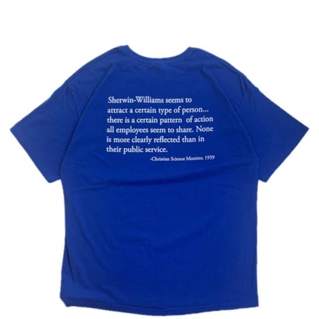 " SHERWIN WILLIAMS " S/S TEE BLUE