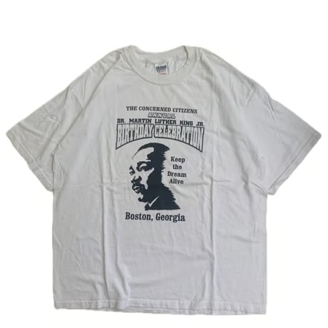 " MLK " S/S TEE WHITE