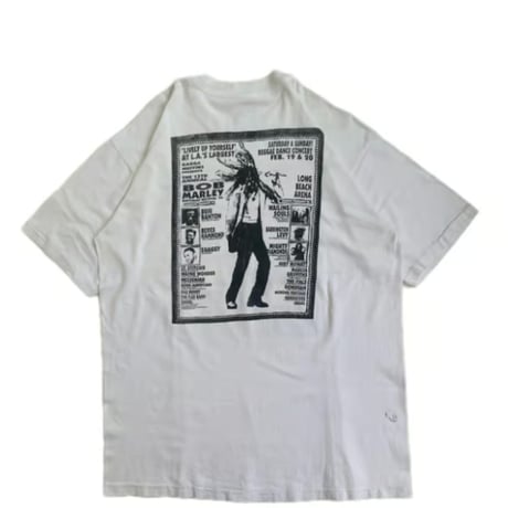 " BOB MARLEY BD FES 94 " S/S WHITE