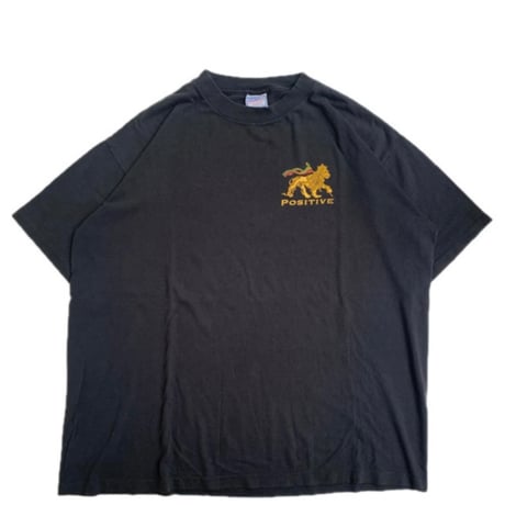 " LION " S/S TEE BLACK