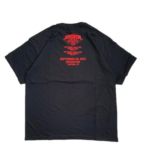 " EMINEM 2010 HOME & HOME TOUR " TEE BLACK