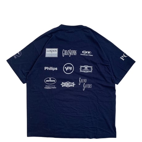 "VIRGIN MEGA STORE" S/S TEE BLACK