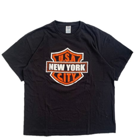 " NEW YORK " S/S TEE BLACK