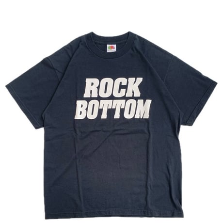 " ROCK BOTTOM " S/S TEE BLACK