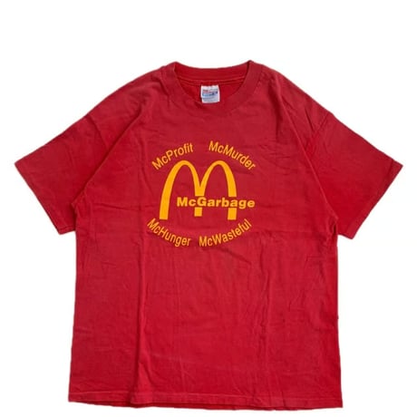 " McGARRBAGE " S/S TEE RED
