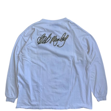 "BOB MARLEY" L/S TEE WHITE