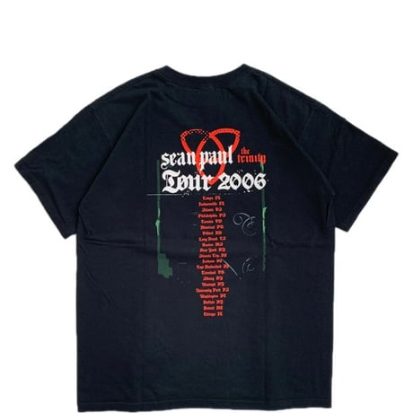 " SEAN PAUL TOUR 2006 " S/S TEE BLACK