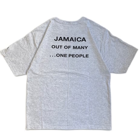 "JAMAICA INDEPENDENCE"  T-SHIRTS SILVER GREY