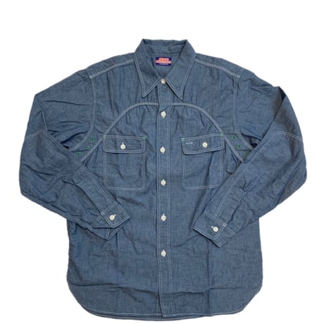 "MVP" CHAMBRAY SHIRTS TYPE 1 INDIGO